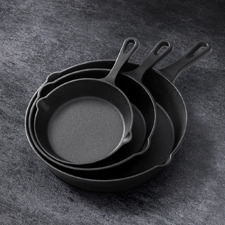 3 Piece Payton Cast Iron Frying Pan Set