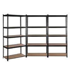 Boseman 180cm Industrial Shelving Units (Set of 3)
