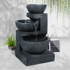60cm Larus 3 Tier Solar Fountain with LED