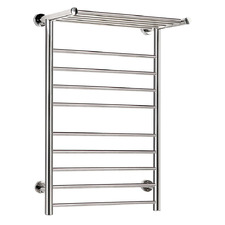 Devanti 530mm x 905mm 14 Bar Wall Mounted Heated Towel Rail