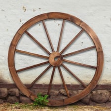 Gherman Wheel Garden Ornament