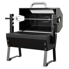 Egan Charcoal Barbeque Grill & Electric Smoker