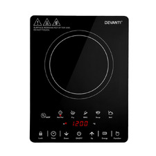 Devanti 30cm Single Zone Ceramic Glass Cooktop