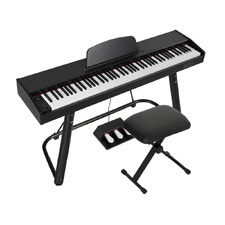 Nedra 88 Key Electronic Keyboard with Stand & Stool