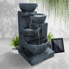 Sylan 4 Tier Solar Fountain with LED