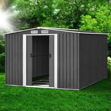 Cael Galvanised Steel Storage Shed