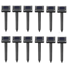 Enzo Ultrasonic Solar-Powered Snake Repellers (Set of 12)