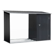 Sarie Galvanised Steel Tool Storage Shed