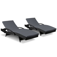 Horden Outdoor Sun Loungers (Set of 2)