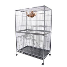 Huge Multi-level Cat/ Ferret/ Hamster Display Cage with wheels