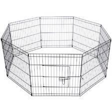 Black Sleek Frances Pet Play Pen
