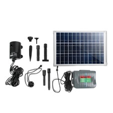 10.5 ft Submersible Solar Fountain Pump & Inverter