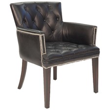 Algernon Leather Occasional Chair