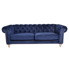 Uptown Chesterfield 3 Seater Velvet Sofa