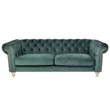 Victoria Chesterfield 3 Seater Velvet Sofa