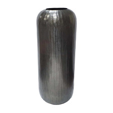 Layered Chisel Aluminium Vase