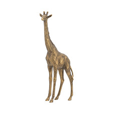 Gold Giraffe Statue