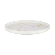 White Lerew 21cm Porcelain Side Plate