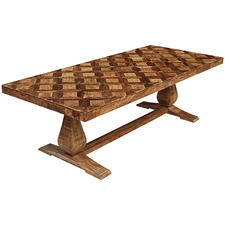 Selene Parquet 250cm Mango Wood Dining Table