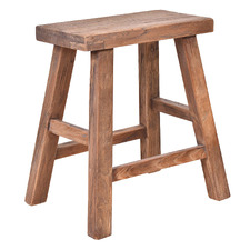 50cm Vivas Reclaimed Elm Wood Counter Stool