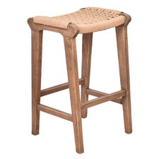 64cm Margarid Oak Wood Barstool