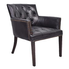 Algernon Leather Occasional Chair