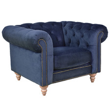 Chesterfield Victoria Velvet Armchair