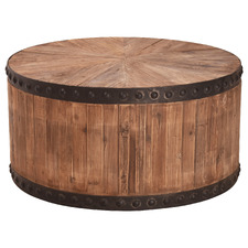 Natural Bellini Elm Wood Coffee Table