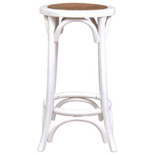 65cm Rahami Elm Wood & Rattan Barstool
