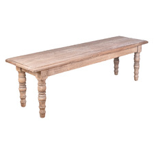 3 Seater Jayla Reclaimed Elm Wood Dining Bench