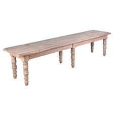4 Seater Jayla Reclaimed Elm Wood Dining Bench