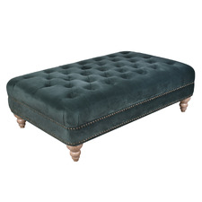 Manus Velvet Ottoman