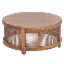 Bradford Round Mindi Wood Coffee Table