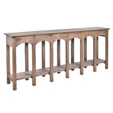 Therese Reclaimed Elm Wood Console Table