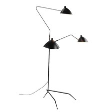 Serge Mouille Replica MFL-3 Three Arm Floor Lamp