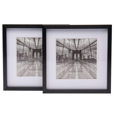 Matte Premium Metallicus 4 x 4" Metal Photo Frames (Set of 2)