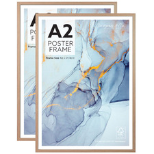 Natural Poster Frames (Set of 2)