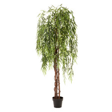 180cm Potted Faux Weeping Willow Tree
