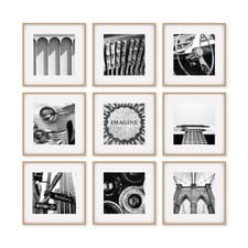 9 Piece Instant Gallery Wall Frame Set