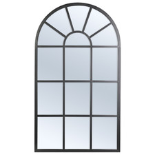 Arched Abbey Iron Mirror