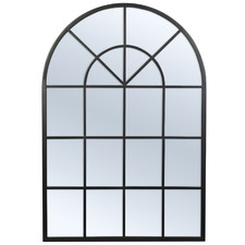Large Arched Grace Iron Mirror