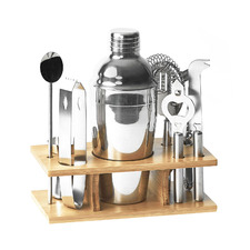 9 Piece Stainless Steel Cocktail Kit