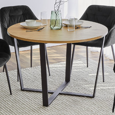 ROSARIO Round Dining Table 120cm - Stone Grey   Melbourne,  Sydney, Brisbane, Adelaide & Perth