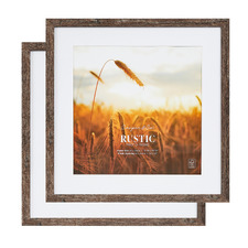 Yuki 12 x 12" Wood Photo Frames (Set of 2)