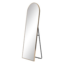 Bambi Arched Stainless Steel Standing Mirror