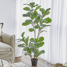 150cm Potted Faux Fiddle Leaf Tree