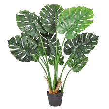 120cm Potted Faux Monstera Plant