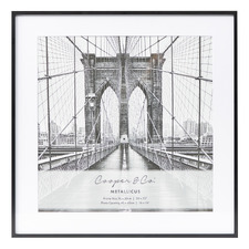 Black Blair 16 x 16" Metal Photo Frame