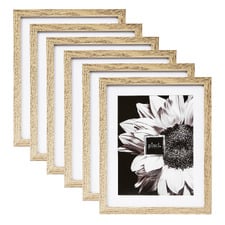 Natural Calla Wood Photo Frames (Set of 6)