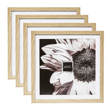 Natural Calla Wood Photo Frames (Set of 4)